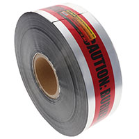 3M 412 Scotch® 400 Barricade Printed Tape - Tan 3 Inch x 333 Yard