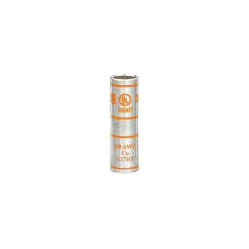 3M 10007 Scotchlok Copper Standard Barrel Connector, Up To 35 Kv, 3/0 Awg, Orange