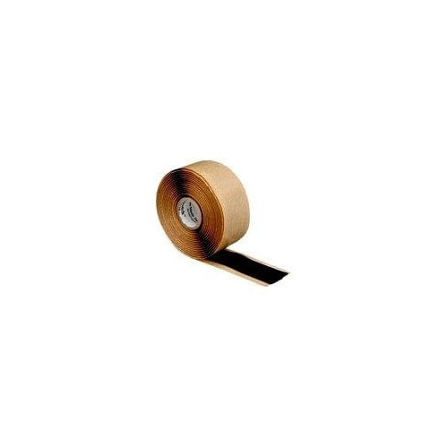 3M 2228-2X10FT Scotch Rubber Mastic Tape, 2" X 10 Ft, Black,