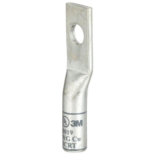3M 30019 Scotchlok Copper 1-Hole Lug, Up To 35 Kv, 4 Awg, Stud Size 1/4 (6), Gray