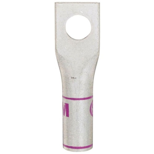 3M 31045 Scotchlok Copper 1-Hole Long Barrel Lug, Up To 35 Kv, 4/0 Awg, Purple