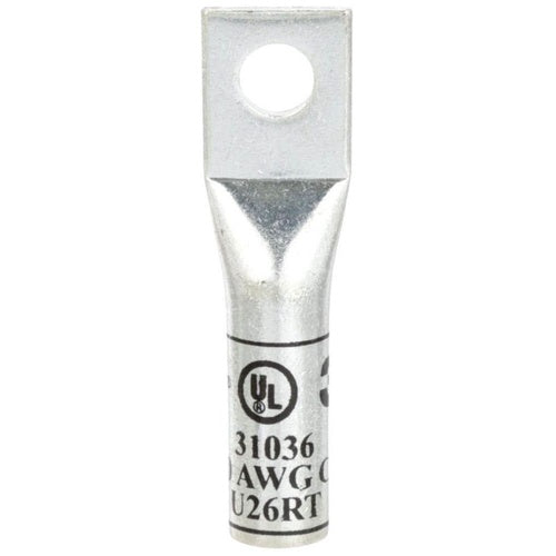 3M 31060 Scotchlok Copper 1-Hole Long Barrel Lug, Up To 35 Kv, 400 Kcmil, Blue