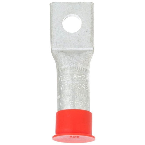 3M 40049 Scotchlok Aluminum 1-Hole Lug, Up To 35 Kv, 250 Kcmil, Red