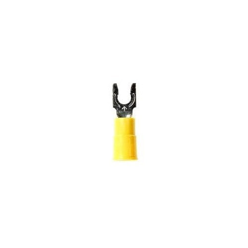 3M MV10-8FLK Scotchlok Locking Fork, Vinyl Insulated Brazed Seam, Stud Size 8,