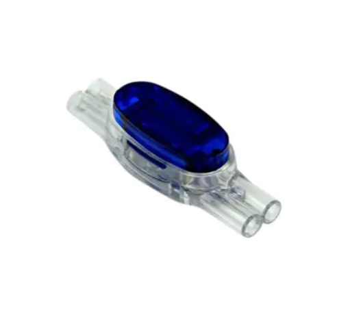 3M U1-B Butt Splice Connector, Blue, Insulated, 16-19 AWG