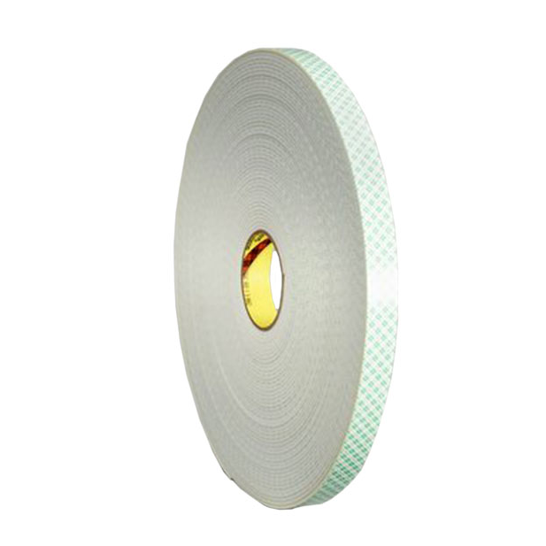 3M 4008-1/2"X36YD Double Coated Double Sided Tape - Natural Foam Mounting Tape 1/2 Inch x 36 Yard