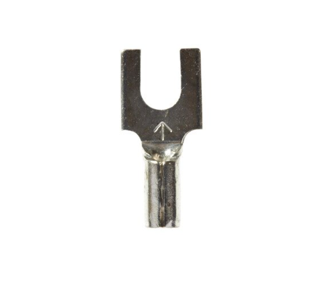 3M™ Scotchlok™ MU18-6FBK Block Fork Terminal, Non-Insulated Butted Seam, #6 Stud