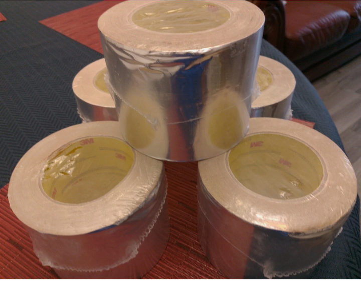 3M T-49 Interam Adhesive-Backed Aluminum Foil Tape