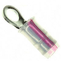 TE Connectivity AMP 534061 PIDG Insulated Ring Terminal, 16-22 AWG, #6 Stud