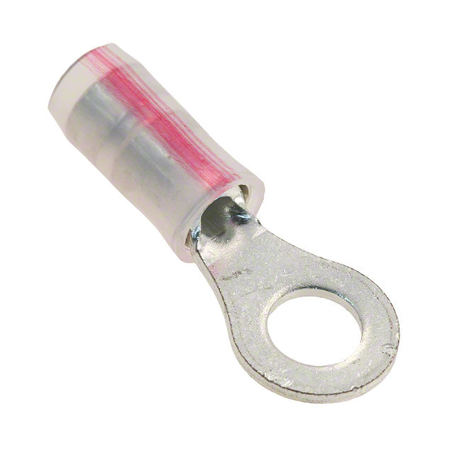 TE Connectivity AMP 53408-1 PIDG Insulated Ring Terminal, 16-22 AWG, #8 Stud