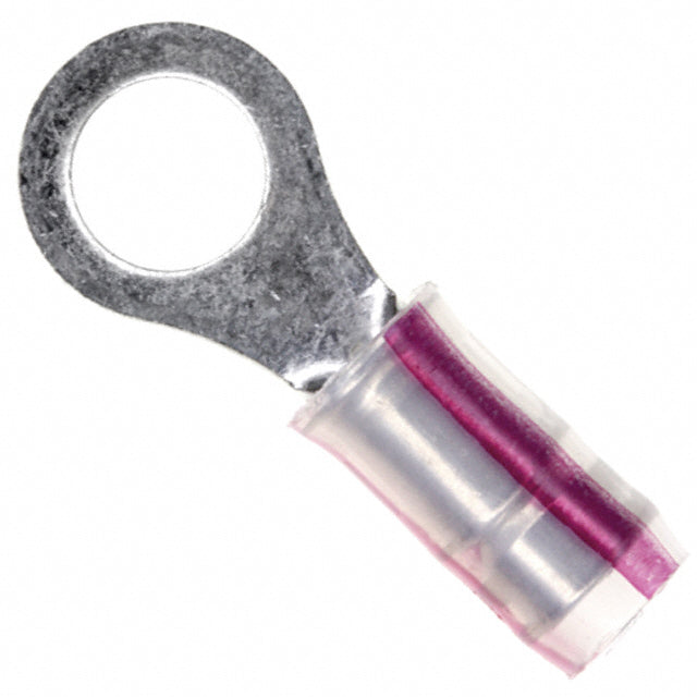 TE Connectivity AMP 53409-1 PIDG Insulated Ring Terminal, 16-22 AWG, #10 Stud