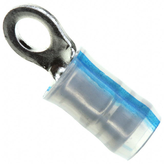 TE Connectivity AMP 53415-1 PIDG Insulated Ring Terminal, 14-16 AWG, #6 Stud