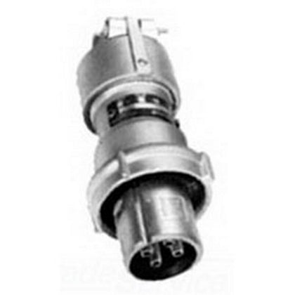 Appleton ACP3022C Powertite Grounding Style 1 Metallic Clamping Ring Plug, 2-Pole, 2-Wire, 30A, 600VAC/250VDC
