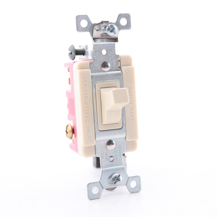 ARROW-HART AH1993I 20A Ivory 3-Way Toggle Switch