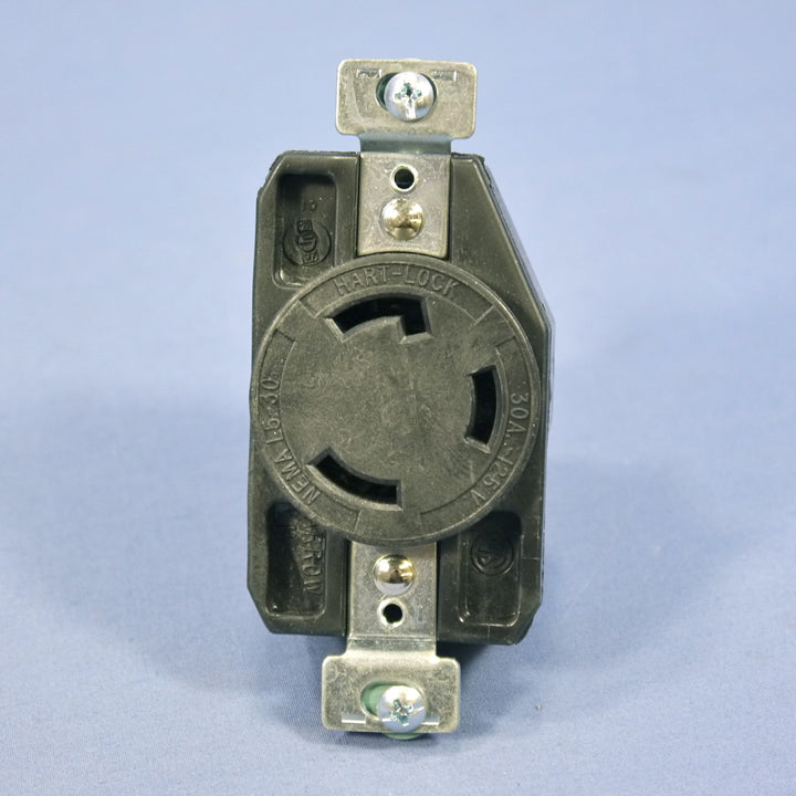 ARROW-HART AH6330 30A Black Locking Receptacle