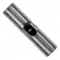 TE Connectivity AMP 321280 Solistrand Uninsulated Butt Splice Connector, 12–14 AWG, Copper, Serrated, 17.53 mm Length
