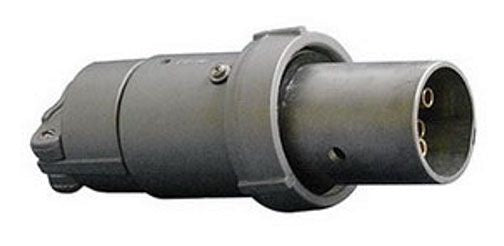 Appleton ACP3034B Powertite Heavy-Duty 4-Pole, 3-Wire Pin and Sleeve Plug, 30A, Industrial/Commercial, Weatherproof