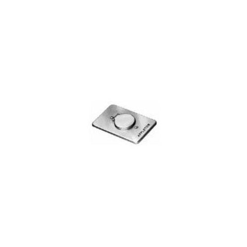Appleton FSK-1R-T 1-Gang Round Fl Receptacle Cover