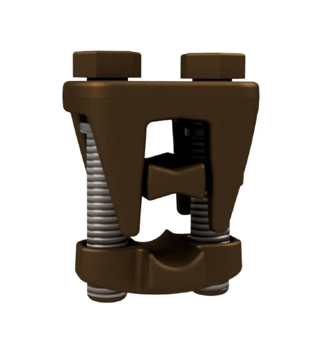 Anderson KR2 Two-Bolt Bronze Parallel Groove Connector for Copper Conductors