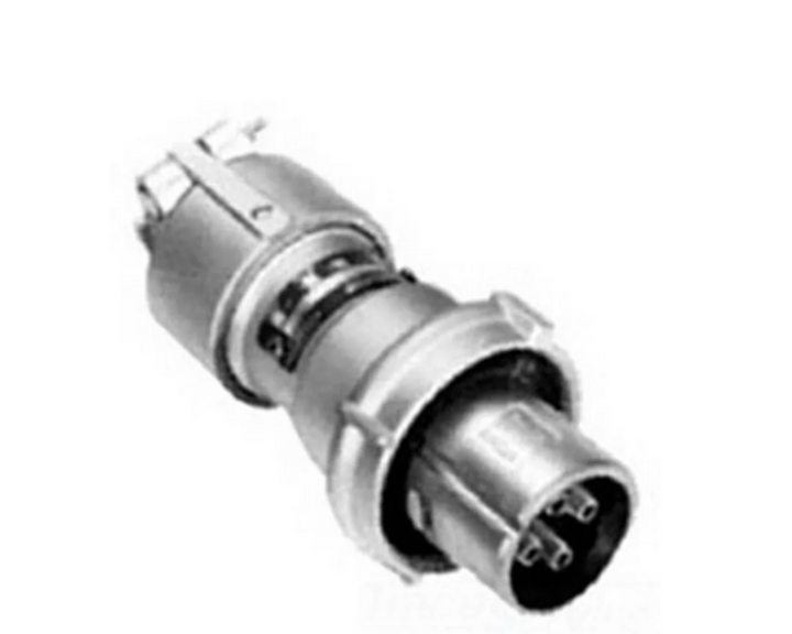 Appleton ACP3023C Powertite Grounding Style 2 Metallic Clamping Ring Plug, 30A, 2-Wire, 3-Pole, 600VAC/250VDC