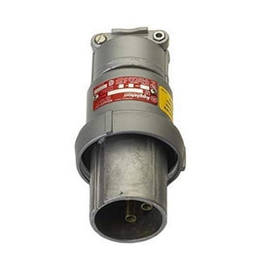 Appleton ACP3044B Powertite Heavy-Duty 4-Pole, 4-Wire Pin and Sleeve Clamping Ring Plug, 30A, Industrial, Weatherproof