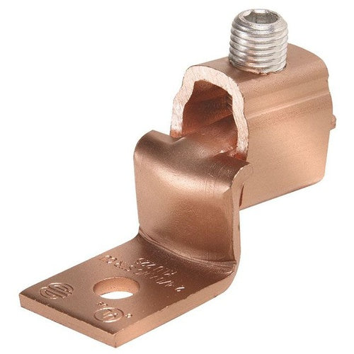 Burndy KLU25 10Str Copper 1-Hole Terminal Lug