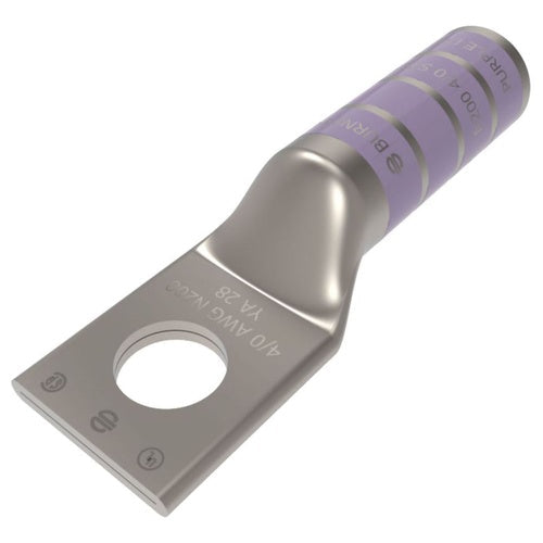 Burndy YA28 4/0Awg Copper 1-Hole Lug