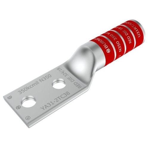 Burndy YA31-2N 350Mcm Copper 2-Hole Lug