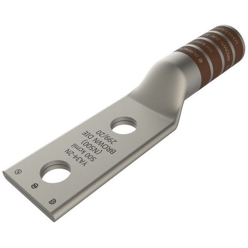 Burndy YA34-2N 500mcm Copper 2-Hole Lug