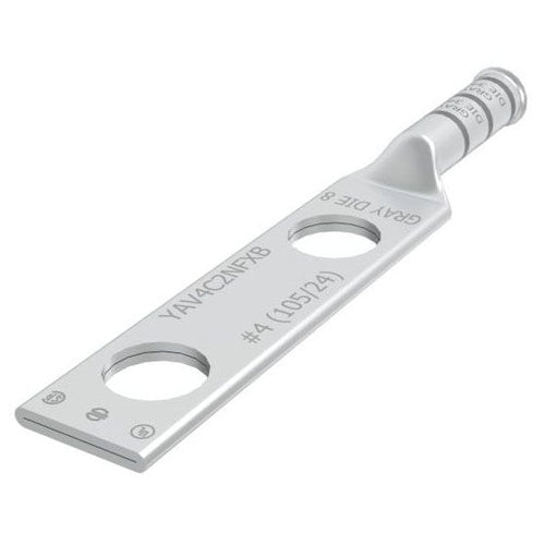 Burndy YAV4C2NFXB 4Awg 2-Hole Lug