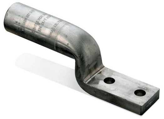 Blackburn ASL-4/0-NTN Aluminum Tin 2-Hole NEMA Stack Lug, 4/0 AWG, Tin-Plated