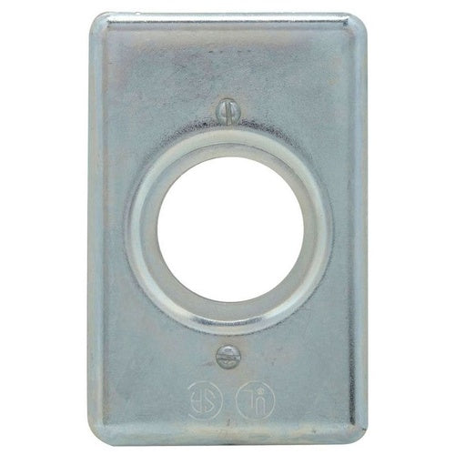 Crouse-Hinds DS21-SA Alum Single Receptacle Cover