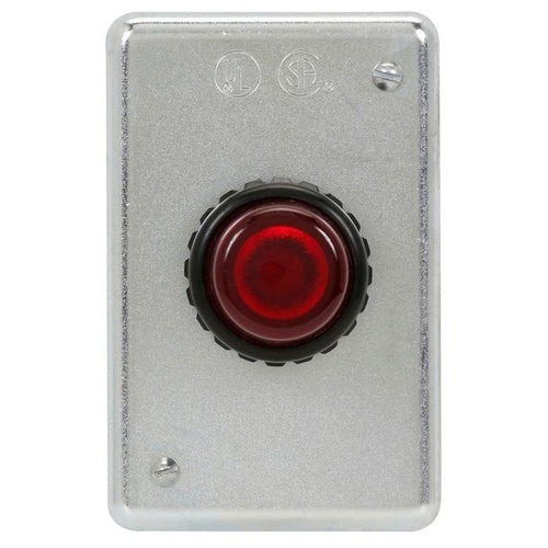 Crouse-Hinds DS24 Cover W/Red Jewel