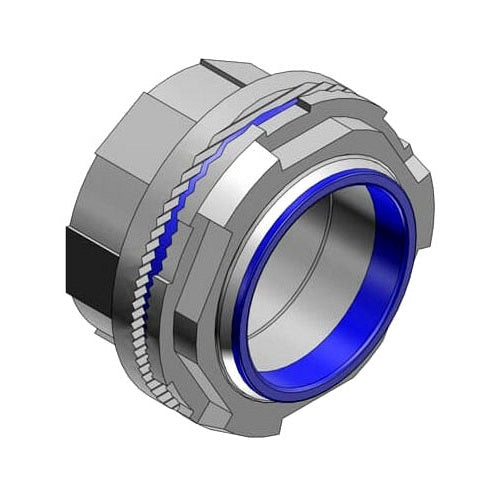 T&B H350A 3-1/2" Hub Connector W/Insul Throat Aluminum