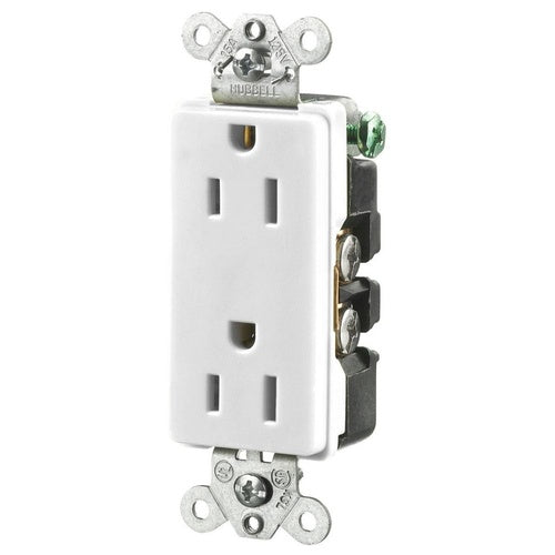 Hubbell HBL2152WA 15A 125V Duplex Receptacle