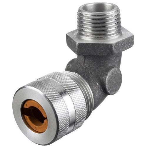 Hubbell NHC1020 90D Male Cord Connector, .13-.19", 1/2", Alum