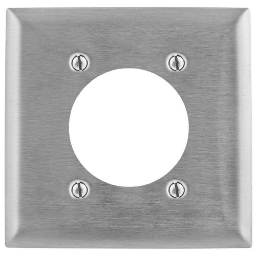HUBW SS701 2-Gang Stainless Steel Wallplate