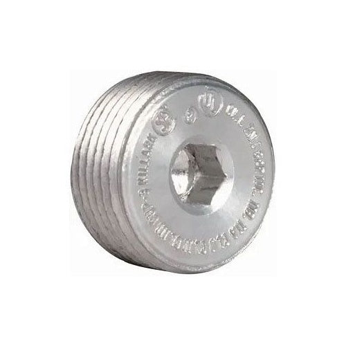 Killark CUP-4 Plug Aluminum Close-Up 1-1/4"