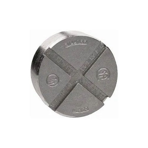 Killark CUP-8 Plug Aluminum Close-Up 3"
