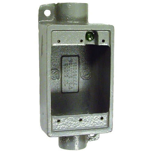 Killark FSC-3 1" K Aluminum Shallow Feed Thru