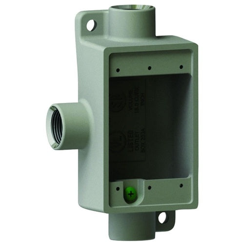 Killark FSCT-2 Fsct" 3/4" Aluminum Shallow Dev Boxx