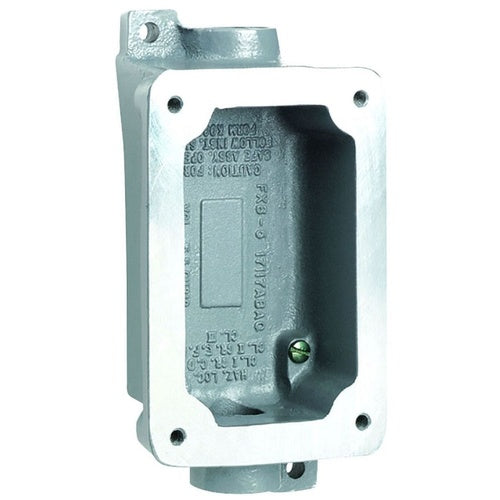 Killark FXB-4 Splice Box 1/2" 1-Gang Feedthru