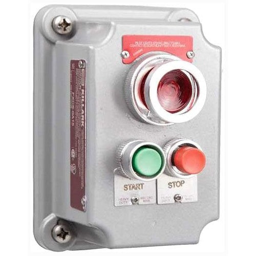 Killark FXCS-0A15 Fxcs Momentary Contact 2 Mini Pushbutton, 1-Pilot Light