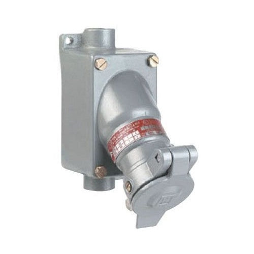 Killark KRS-215-220 Cl1 20A 2W3P Receptacle/3/4" Dead End