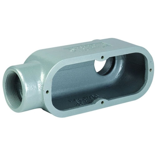 Killark LB108 Conduit Body,LB-Type,Gray Iron 4"