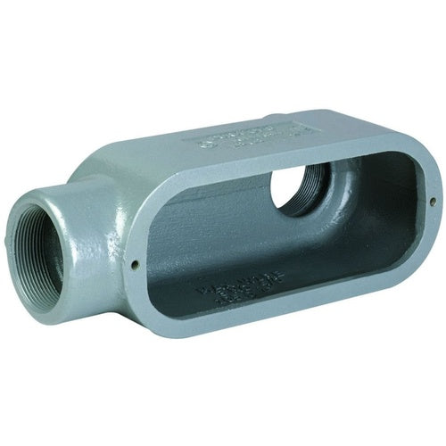 Killark LB18 Conduit Body,LB-Type,Gray Iron 1/2"