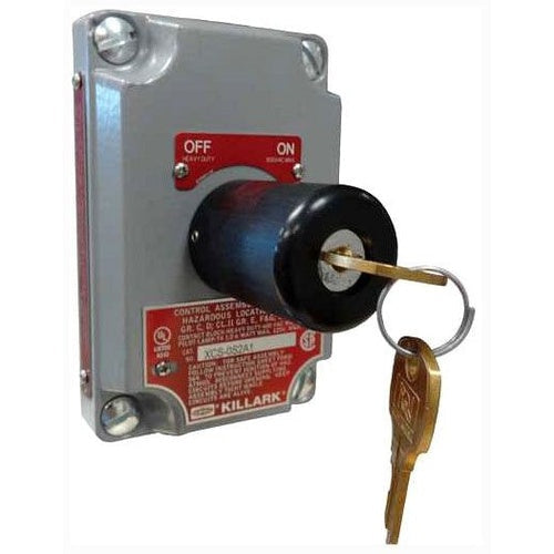 Killark XCS-0K2A5 2-Position Selector Switch Sta Cover