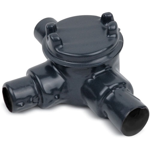 Ocal GUAT49-G Conduit Box T-Type 1-1/4" Opening 5" Gray