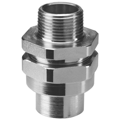 Ocal UNY405-G PVC Coated UNY Male Union 1-1/4" Gray