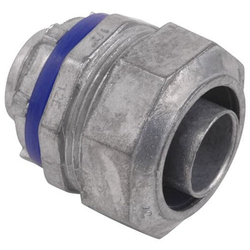 Steel City LT205 1-1/2" Connector, Liquidtite Flex Metal, Die-Cast